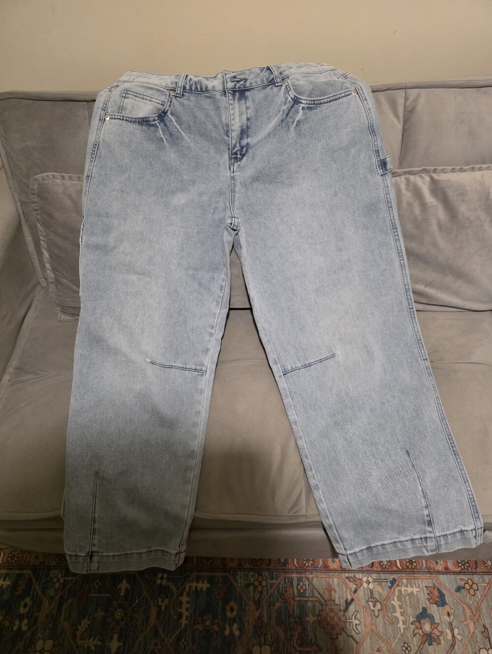 NWOT Flamingals Light Wash Women’s Straight-Leg Jeans